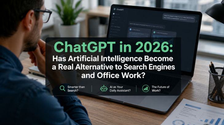 ChatGPT in 2026: Has Artificial Intelligence Become a Real Alternative to Search Engines and Office Work?